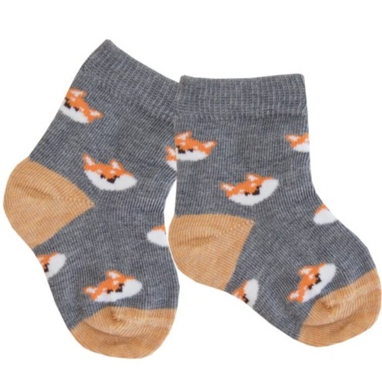 Ponožky pre bábätko Fox Grey Ponožky pre bábätko Fox Grey