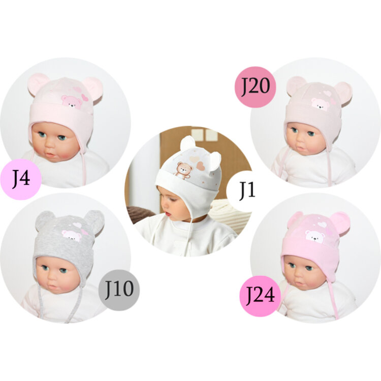 Dievčenská prechodná čiapka Sweet Teddy Dievčenská prechodná čiapka Sweet Teddy