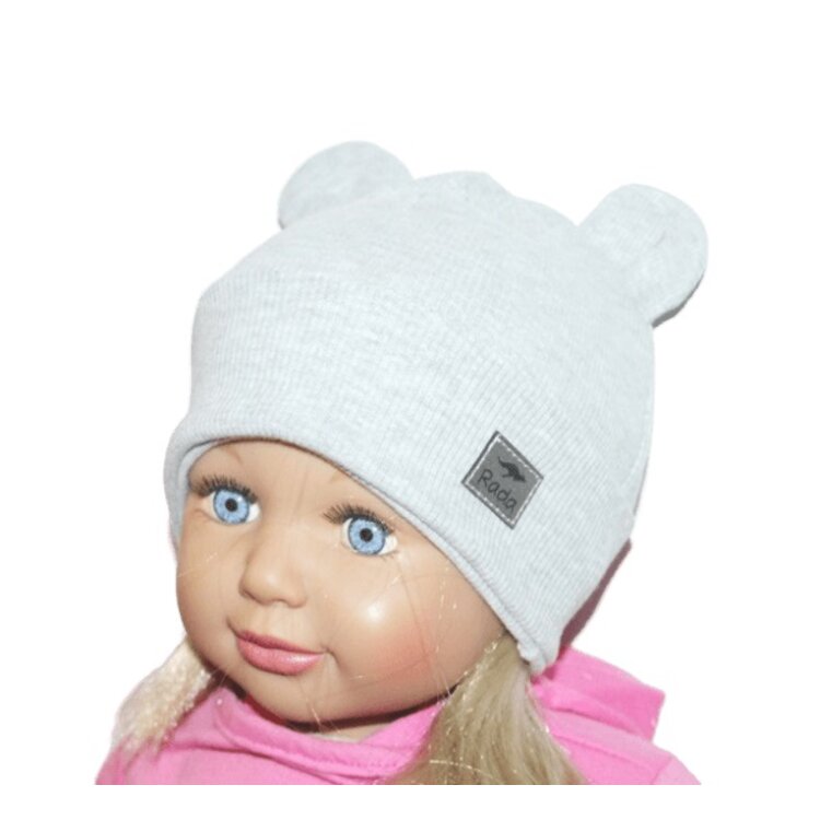 Rebrovaná čiapka Janka Grey Rebrovaná čiapka Janka Grey