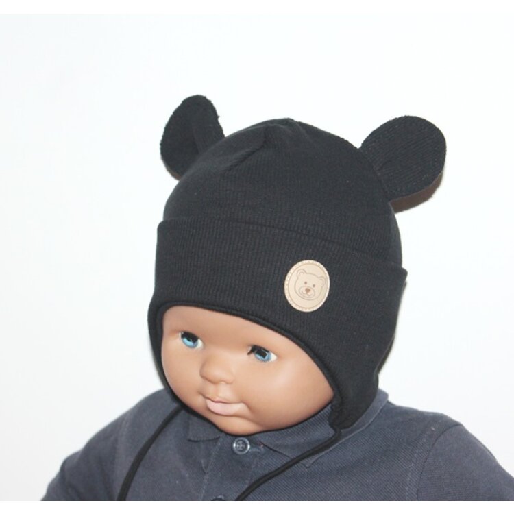 Detská čiapka BEBE Rebro Black Detská čiapka BEBE Rebro Black