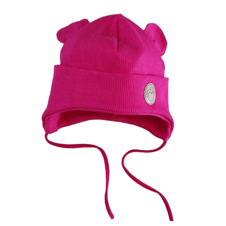Dievčenská čiapka BEBE Rebro Magenta Dievčenská čiapka BEBE Rebro Magenta