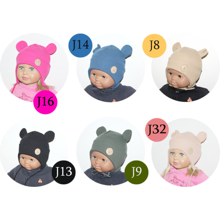 Dievčenská čiapka BEBE Rebro Duff Pink Dievčenská čiapka BEBE Rebro Duff Pink