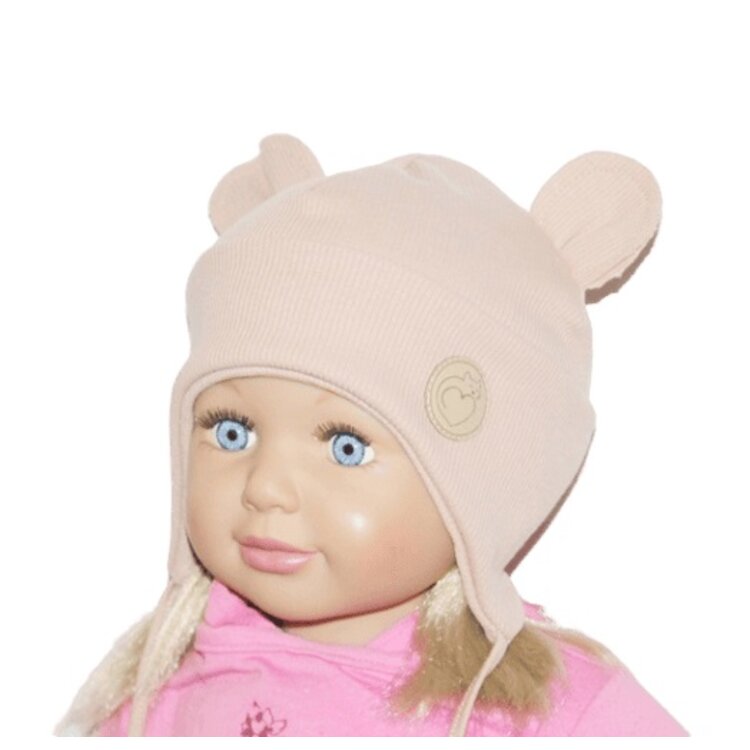 Dievčenská čiapka BEBE Rebro Duff Pink Dievčenská čiapka BEBE Rebro Duff Pink