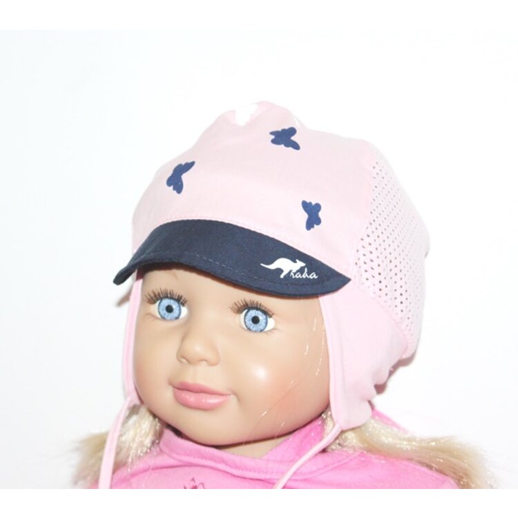 Letná detská čiapka Taďo Pink
