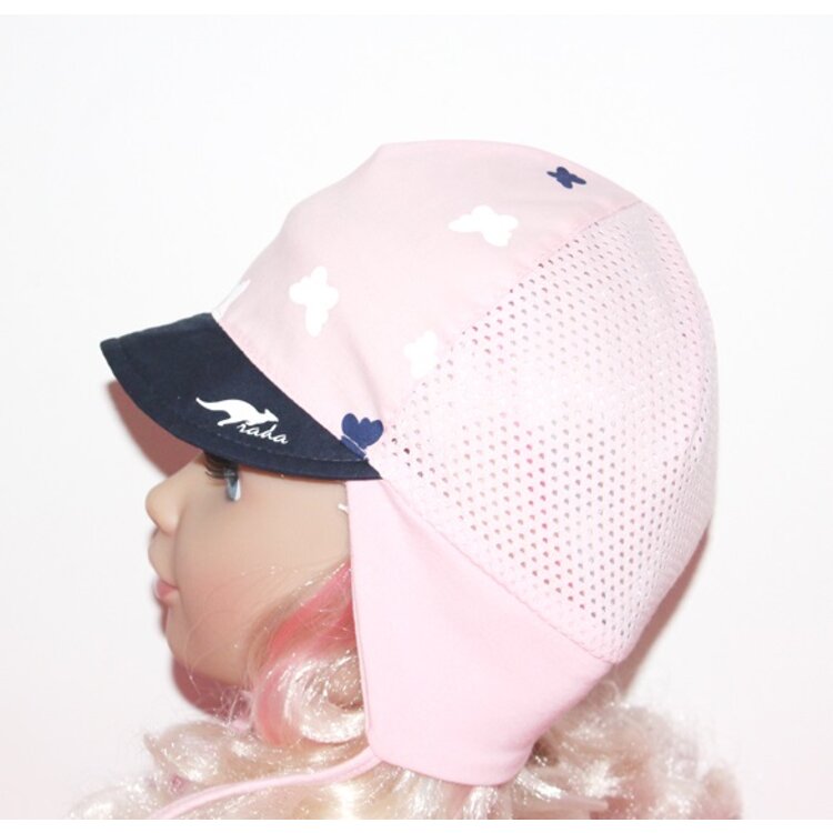 Letná detská čiapka Taďo Pink