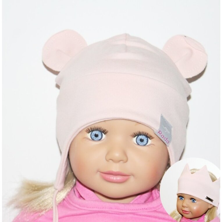 Čiapka BEBE a čelenka Korunka Duff Pink Čiapka BEBE a čelenka Korunka Duff Pink