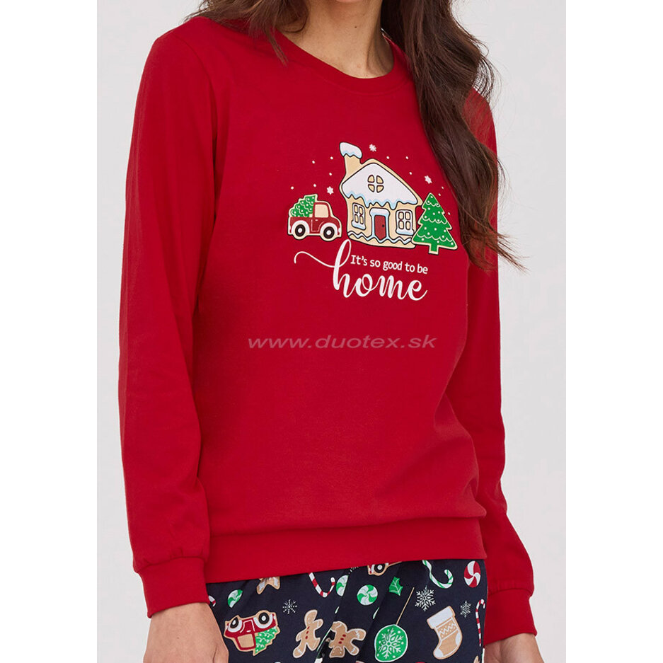 Dámske Vianočné pyžamo HOME Dámske Vianočné pyžamo HOME