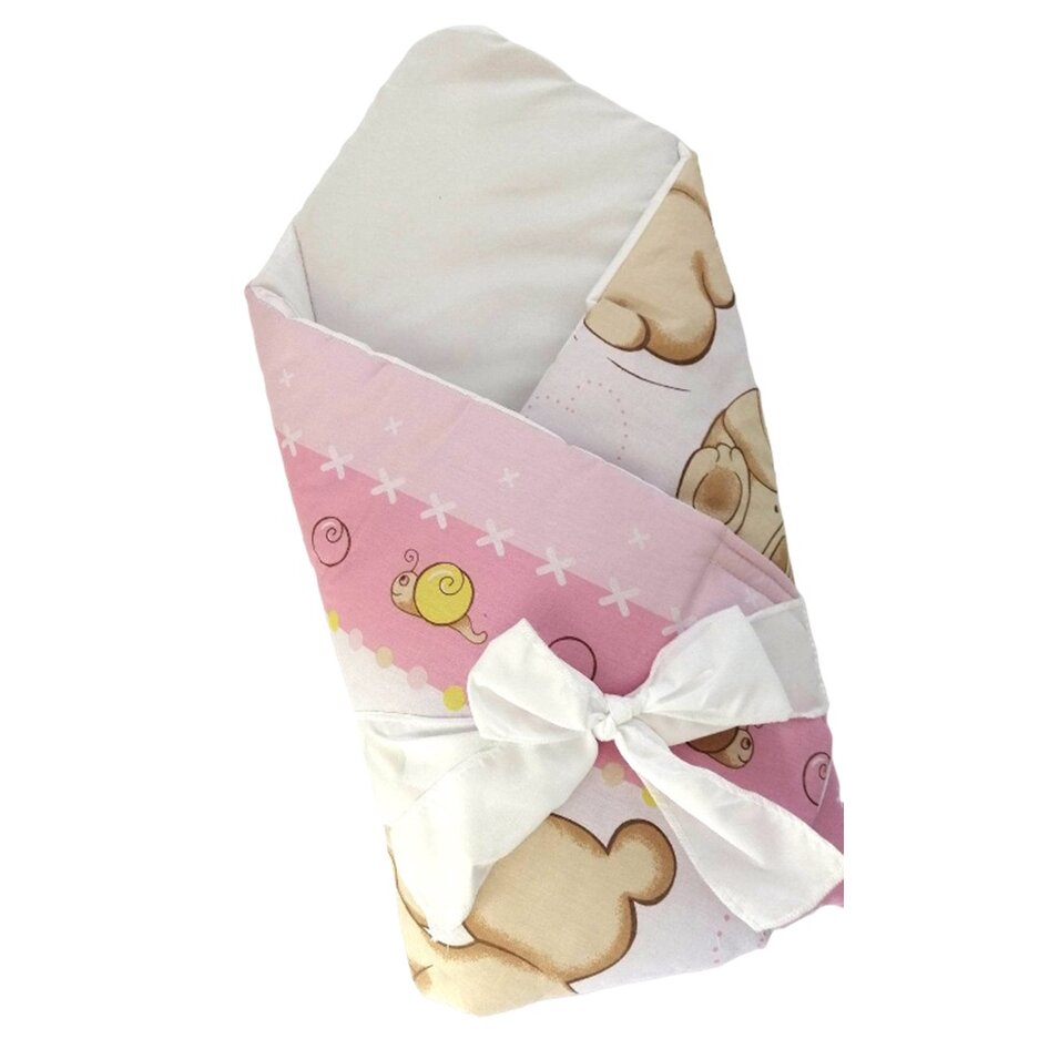 Zavinovačka s kokosovou výplňou a viazaním Bear Pink Zavinovačka s kokosovou výplňou a viazaním Bear Pink