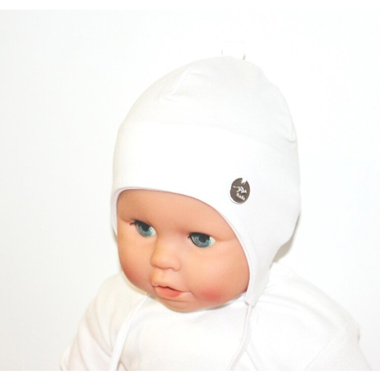 Kojenecká čiapka Ela White Kojenecká čiapka Ela White