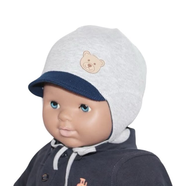 Chlapčenská čiapka ŠAŇO Rebro Grey Chlapčenská čiapka ŠAŇO Rebro Grey