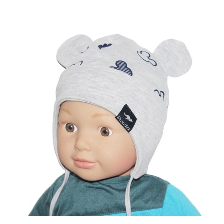 Chlapčenská čiapka BEBE MIMI Grey