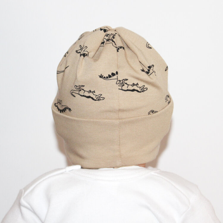 Čiapka pre bábätko KID Dino Beige Čiapka pre bábätko KID Dino Beige