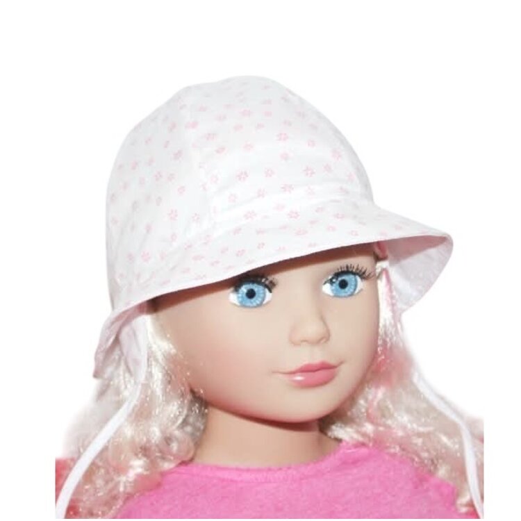 Klobúk Zuzka White Flori