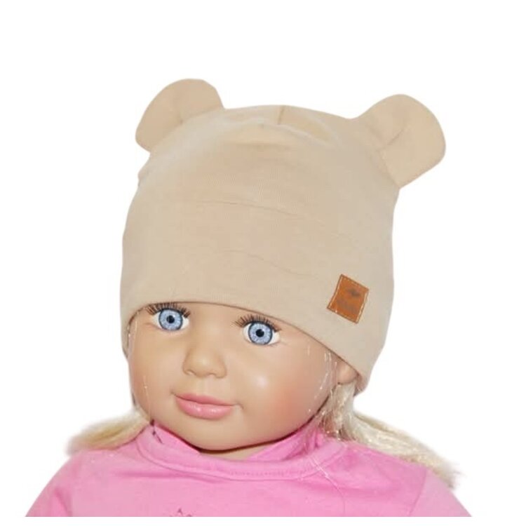 Detská čiapka Jar Jeseň Janka Beige Detská čiapka Jar Jeseň Janka Beige