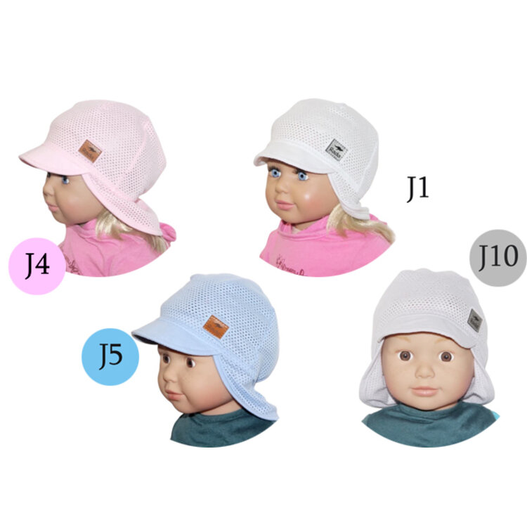Letná čiapka s plachtou Robin Girl 2ks Letná čiapka s plachtou Robin Girl 2ks