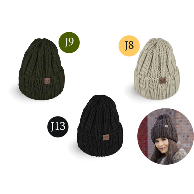 Dámska zimná čiapka  OFF Pink NOT Basic