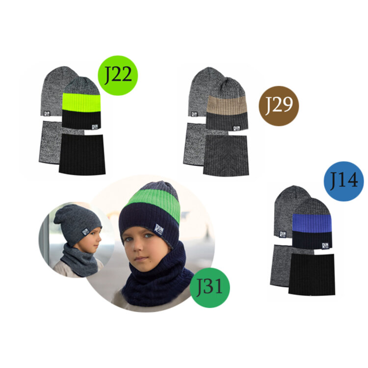 Chlapčenská čiapka a tunel AJS RUN Sport