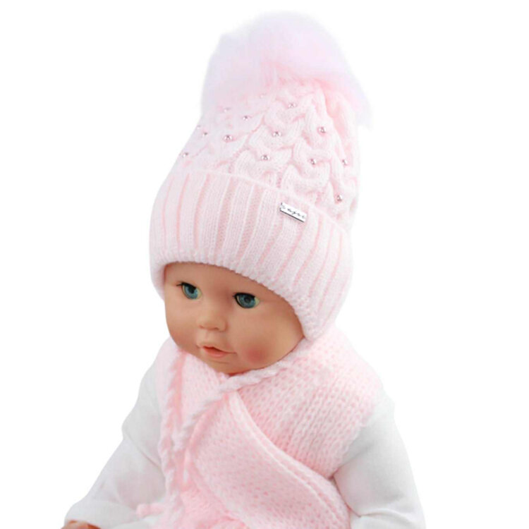 AJS Zimná čiapka a šál Heidy AJS Zimná čiapka a šál Heidy