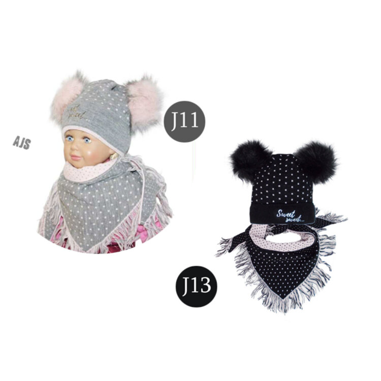 Zimná čiapka AJS a šatka Danila Zimná čiapka AJS a šatka Danila