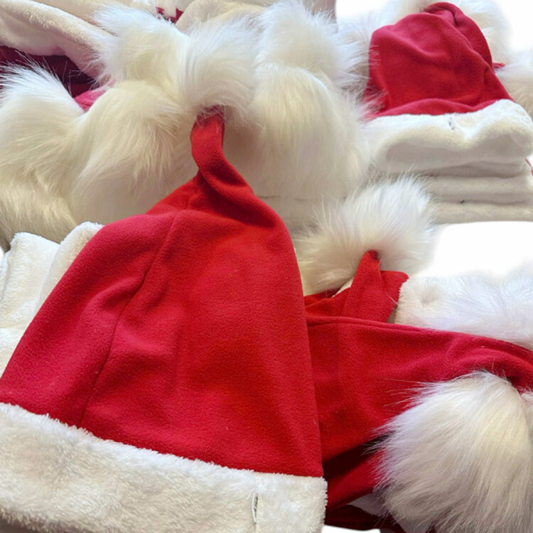 Vianočná čiapka Mikuláš s brmbolcom 