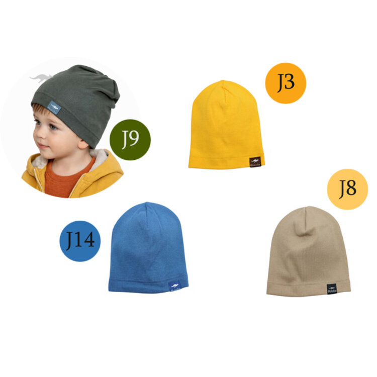 Rebrovaná detská čiapka Kuko