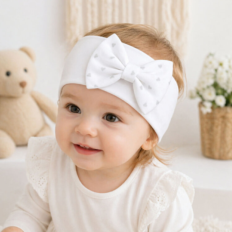 Baby Čelenka VČIELKA Hearts