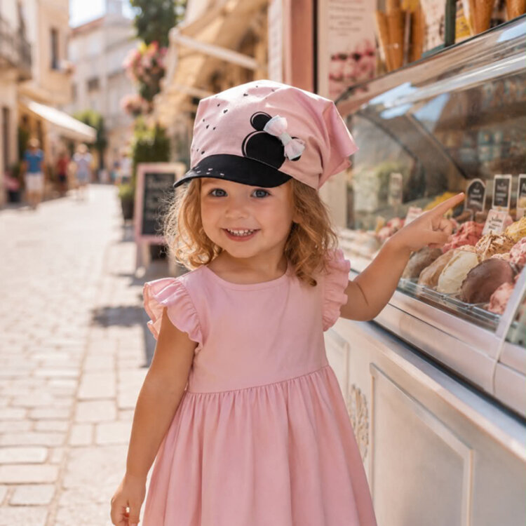 Dievčenská letná šatka Mickey Summer
