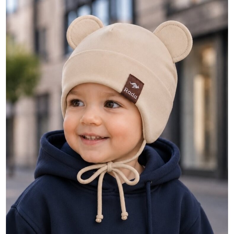 Chlapčenská čiapka BEBE Beige